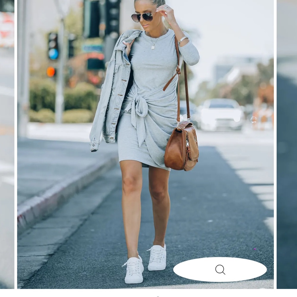 NWT VICI grey dress